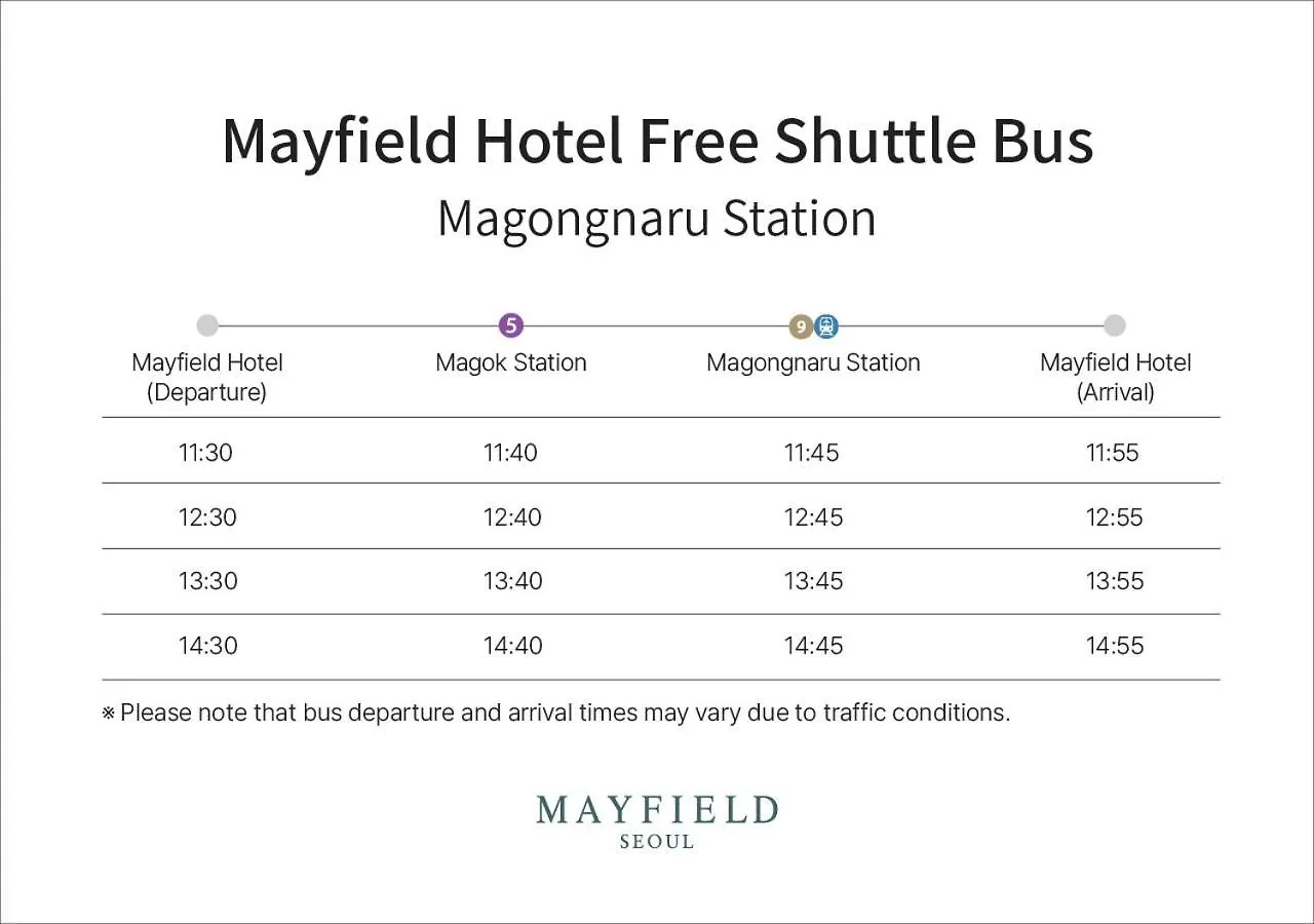 *****  Mayfield Hotel Seoul South Korea